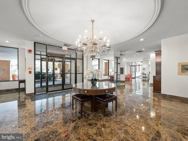 8101 Connecticut Ave Unit S 608, Chevy Chase, MD 20815 - building lobby featuring recessed lighting