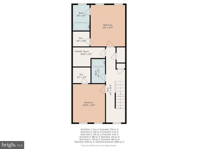 122 E Sharpnack St, Philadelphia, PA 19119 - view of room layout