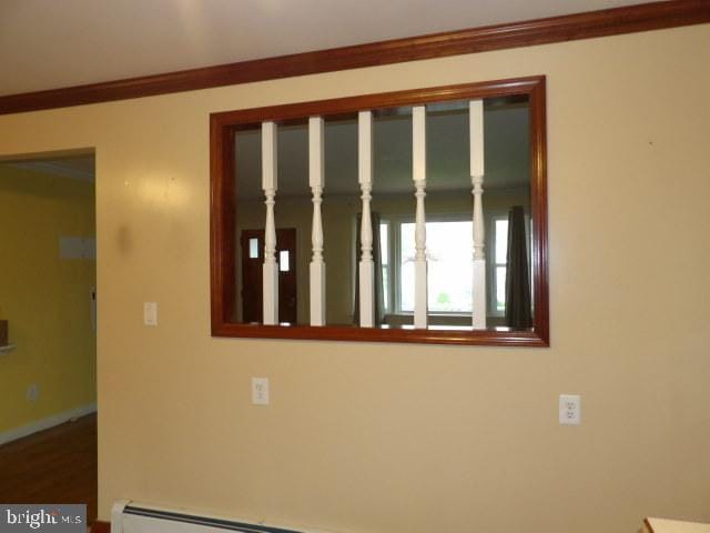 612 S Thomas St, Bedford, PA 15522 - spare room featuring crown molding and baseboards