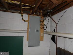 612 S Thomas St, Bedford, PA 15522 - utility room featuring electric panel