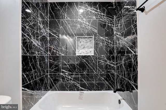 5002 Chalgrove Ave, Baltimore, MD 21215 - bathroom featuring shower / bath combination and toilet
