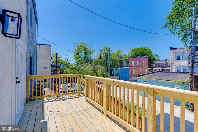 5002 Chalgrove Ave, Baltimore, MD 21215 - view of wooden terrace
