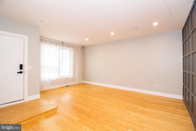 618 N American St, Philadelphia, PA 19123 - unfurnished room with light wood-style flooring, baseboards, and recessed lighting