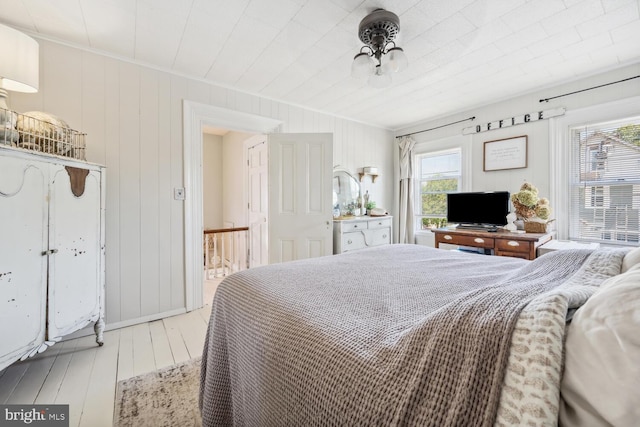 389 Cypress St, Millington, MD 21651 - bedroom with wood finished floors and ornamental molding