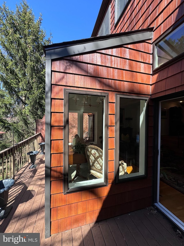 10 Malibu Ct, Towson, MD 21204 - view of wooden deck