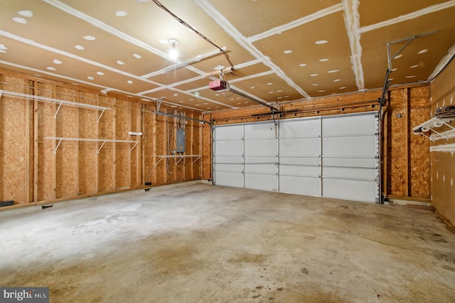 5762 Lichenbark Cir, New Market, MD 21774 - garage featuring a garage door opener and electric panel