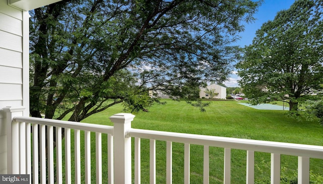 1703 Hopkins Ct, Southampton, PA 18966 - view of green lawn with a balcony