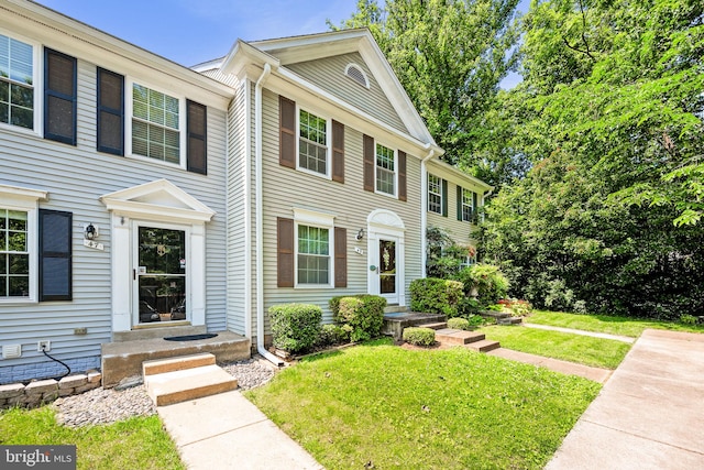 49 Huntley Ct, Sterling, VA 20165 - view of front of property featuring a front yard