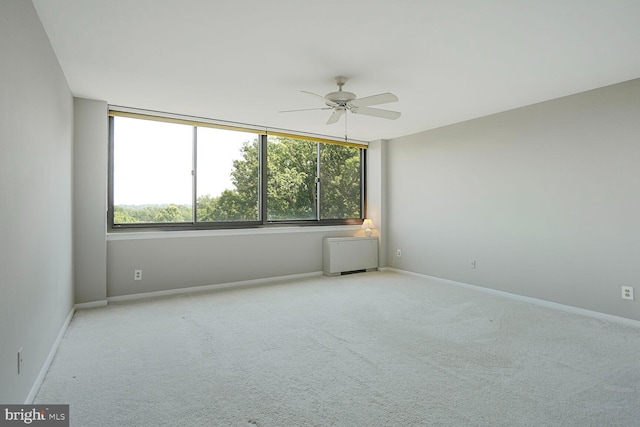 600 Roosevelt Blvd Unit 510, Falls Church, VA 22044 - carpeted spare room with ceiling fan and plenty of natural light