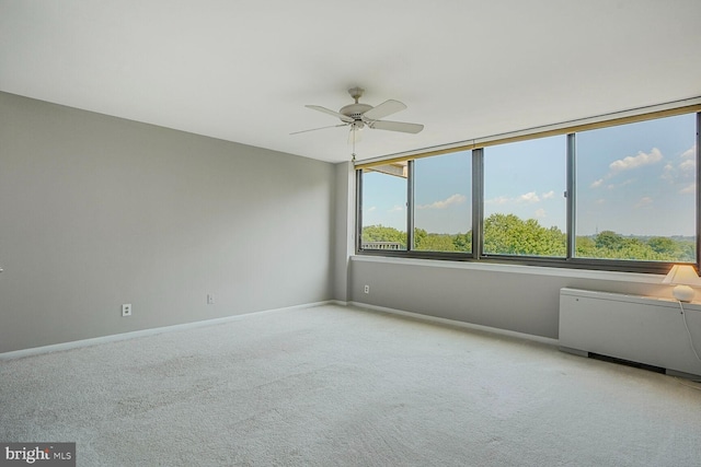 600 Roosevelt Blvd Unit 510, Falls Church, VA 22044 - carpeted empty room with a ceiling fan and baseboards