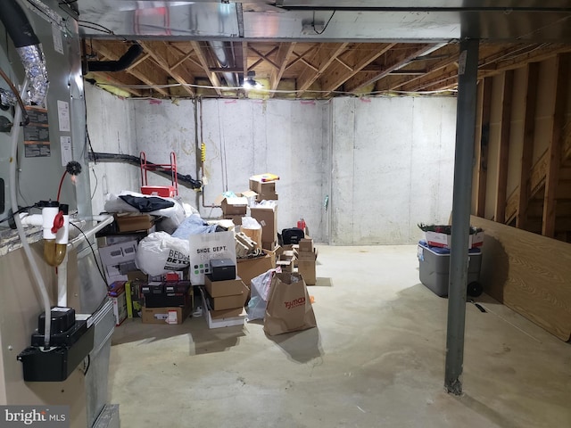 85 Creekwood Dr, Bordentown, NJ 08505 - view of unfinished below grade area
