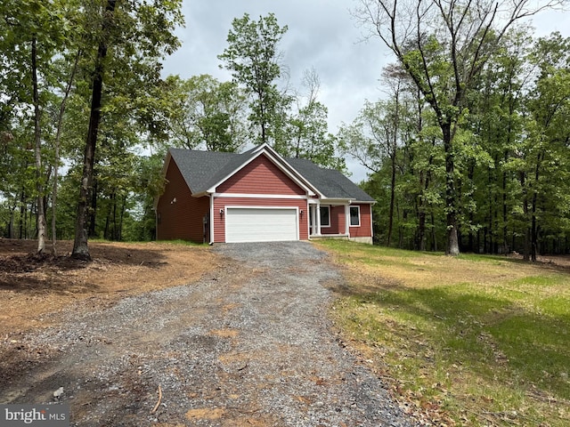 183 Silage Ln, Berkeley Springs, WV 25411 - view of front of home with driveway and an attached garage
