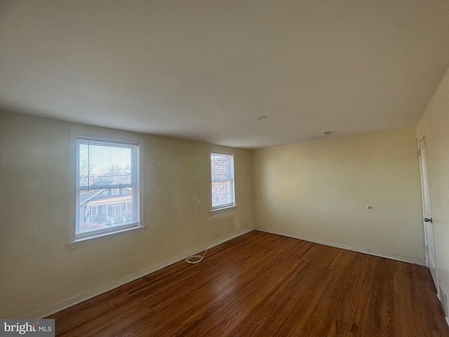 331 Garden Ave, Camden, NJ 08105 - empty room with wood finished floors and baseboards