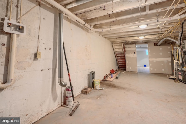 1229 N Potomac St, Baltimore, MD 21213 - view of unfinished below grade area