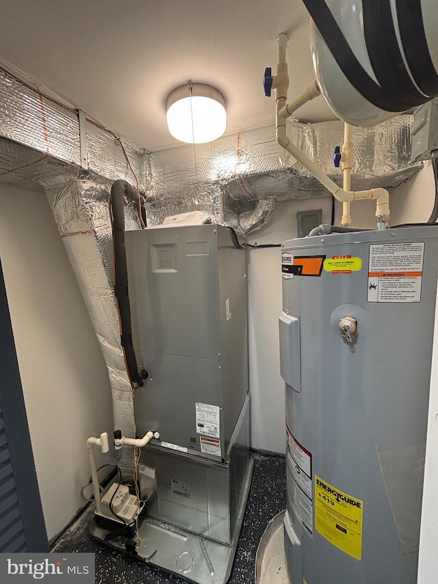 1748 N Chester St, Baltimore, MD 21213 - utility room with water heater