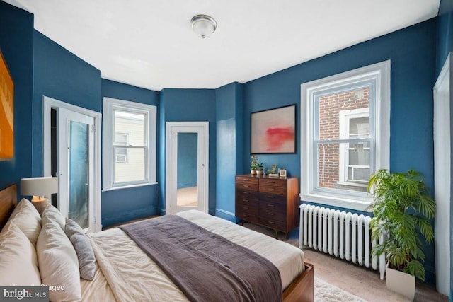 267 S 63rd St, Philadelphia, PA 19139 - carpeted bedroom with radiator heating unit