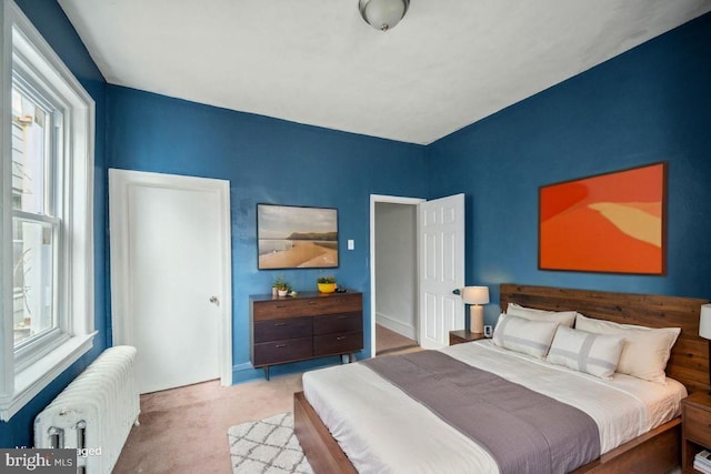 267 S 63rd St, Philadelphia, PA 19139 - carpeted bedroom with radiator heating unit