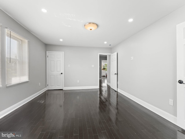 285 N Lansdowne Ave, Lansdowne, PA 19050 - unfurnished room with wood finished floors, baseboards, and recessed lighting