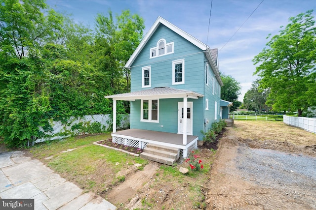 12 Layton Ave S, Camden Wyoming, DE 19934 - view of front of home with covered porch