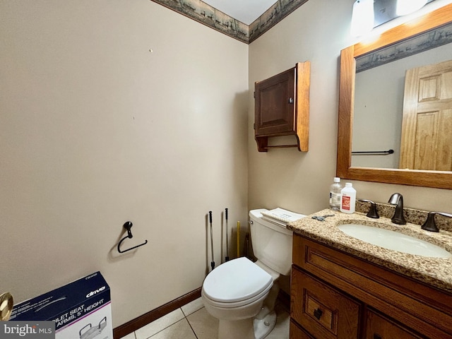 8 Vale Dr, Tabernacle Twp, NJ 08088 - bathroom featuring vanity and tile patterned floors