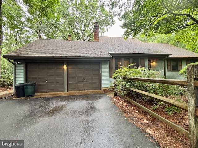 8 Vale Dr, Tabernacle Twp, NJ 08088 - garage with asphalt driveway