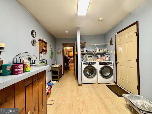 8 Vale Dr, Tabernacle Twp, NJ 08088 - washroom with washer and dryer and light wood finished floors