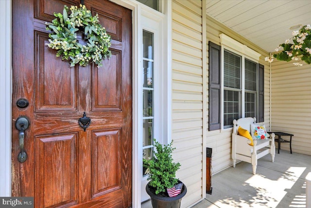 35 Krall Rd, Myerstown, PA 17067 - doorway to property with a porch
