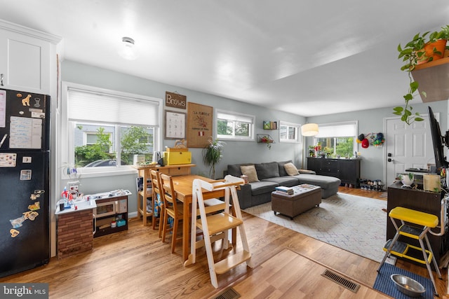 6807 Radcliffe Dr, Alexandria, VA 22307 - living area featuring healthy amount of natural light and light wood-type flooring