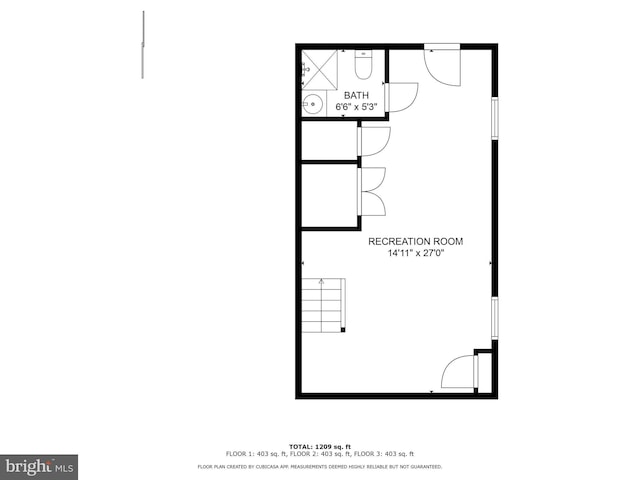 6807 Radcliffe Dr, Alexandria, VA 22307 - property floor plan