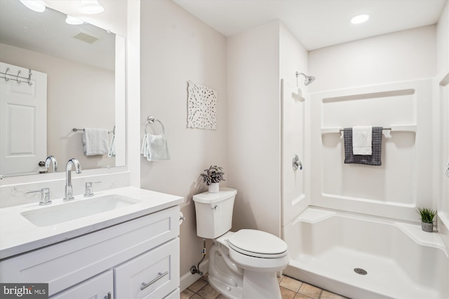 19802 Shady Brook Way, Gaithersburg, MD 20879 - full bathroom with tile patterned floors, a shower, and vanity
