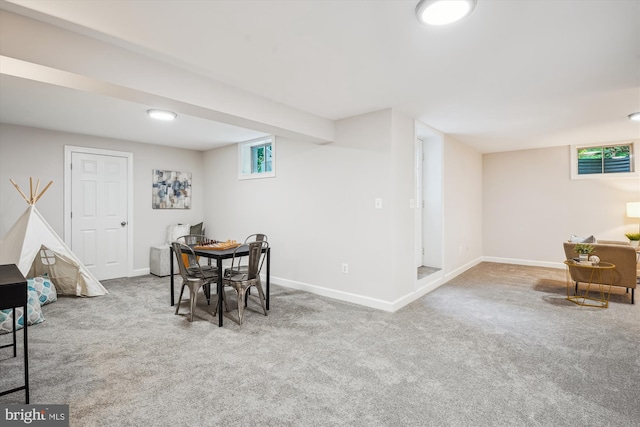 19802 Shady Brook Way, Gaithersburg, MD 20879 - dining space with carpet floors