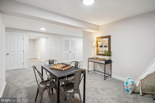 19802 Shady Brook Way, Gaithersburg, MD 20879 - carpeted dining space featuring baseboards