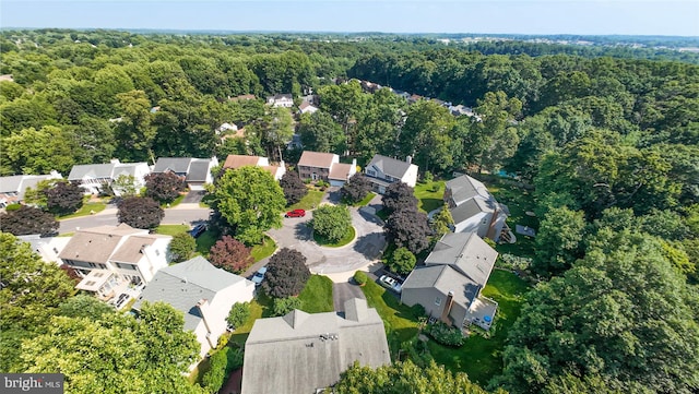 19802 Shady Brook Way, Gaithersburg, MD 20879 - aerial perspective of suburban area with a forest
