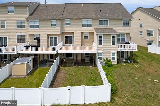 126 Backstretch Way, Prince Frederick, MD 20678 - back of property with roof with shingles