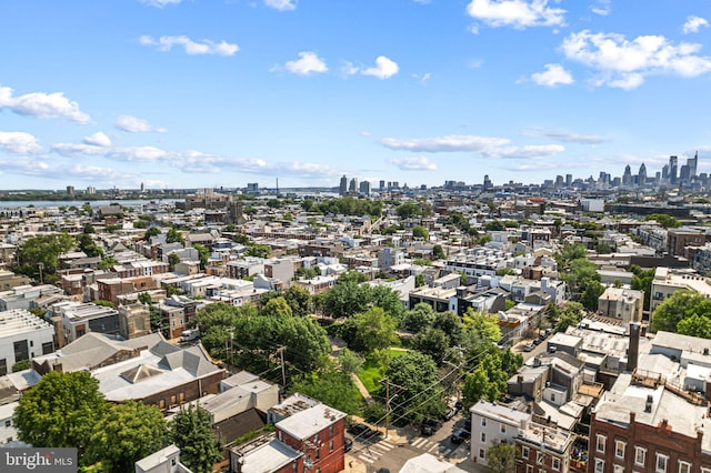 2206 E Fletcher St, Philadelphia, PA 19125 - aerial view of city skyline