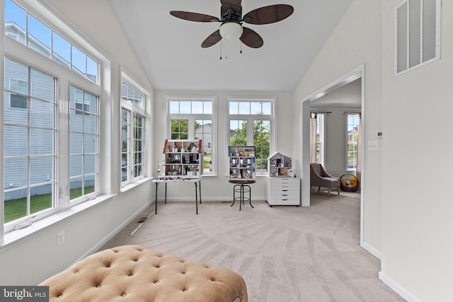12916 Steam Mill Farm Dr, Brandywine, MD 20613 - sunroom with healthy amount of natural light and vaulted ceiling