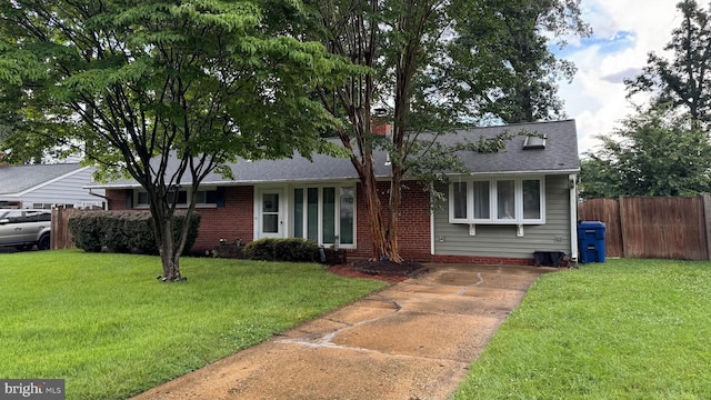 7209 Halifax Pl, Springfield, VA 22150 - view of front of property featuring roof with shingles, driveway, and brick siding