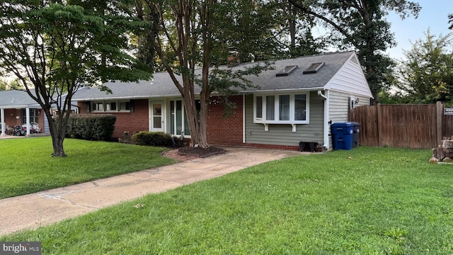 7209 Halifax Pl, Springfield, VA 22150 - view of front of property featuring brick siding and roof with shingles