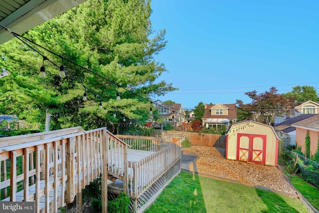 5919 Sefton Ave, Baltimore, MD 21214 - view of yard featuring a deck and a residential view