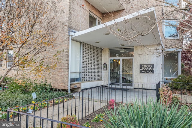 2800 Wisconsin Ave NW Unit 504, Washington, DC 20007 - property entrance with brick siding