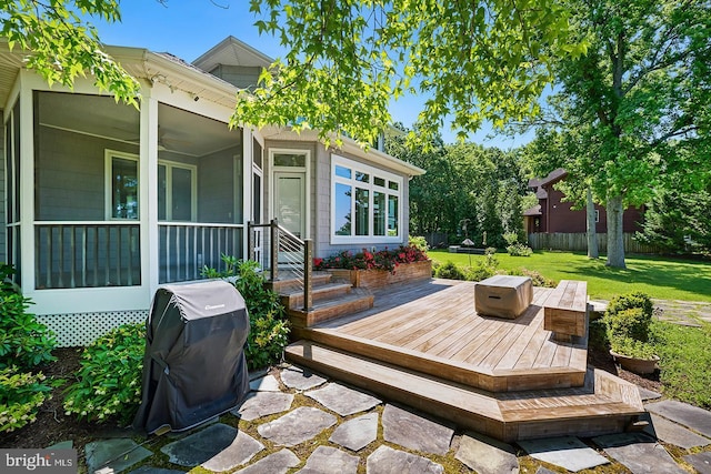 3442 Rockway Ave, Annapolis, MD 21403 - deck with grilling area