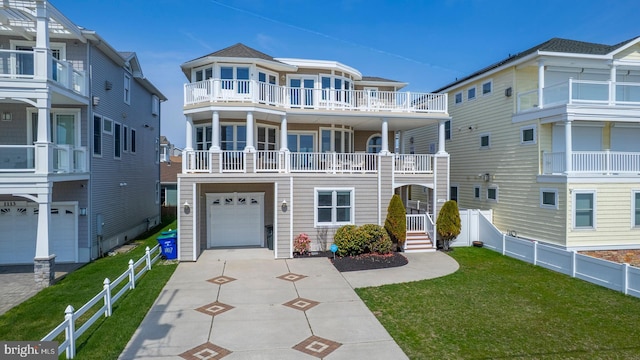 1107 Ocean Ave, Brigantine, NJ 08203 - view of front of property featuring a garage and driveway
