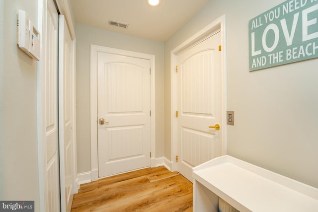 1107 Ocean Ave, Brigantine, NJ 08203 - mudroom featuring light wood finished floors and recessed lighting