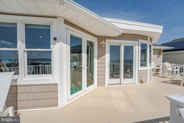 1107 Ocean Ave, Brigantine, NJ 08203 - view of patio / terrace with french doors