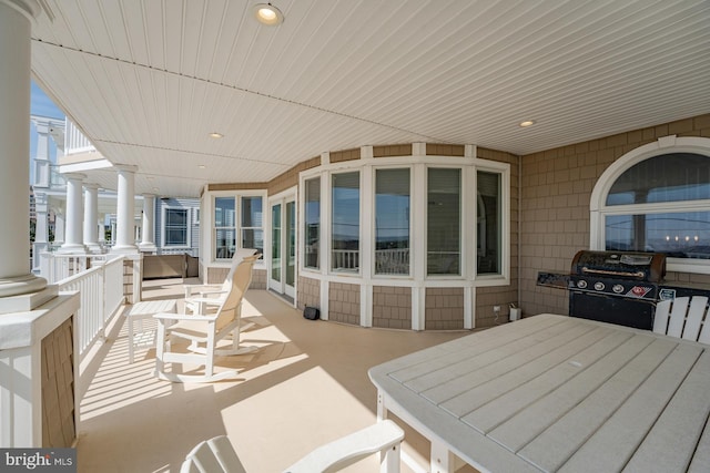 1107 Ocean Ave, Brigantine, NJ 08203 - view of patio / terrace with area for grilling