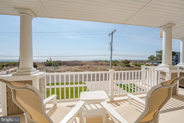 1107 Ocean Ave, Brigantine, NJ 08203 - view of wooden terrace