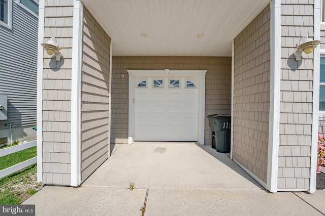 1107 Ocean Ave, Brigantine, NJ 08203 - garage featuring concrete driveway