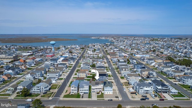 1107 Ocean Ave, Brigantine, NJ 08203 - aerial overview of property's location with a large body of water and nearby suburban area