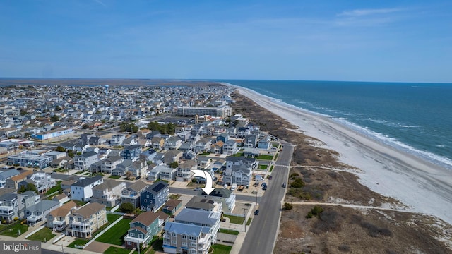 1107 Ocean Ave, Brigantine, NJ 08203 - aerial view of property's location with extended coastline and nearby suburban area