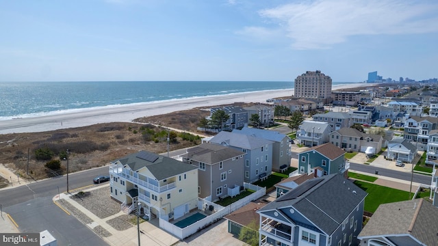 1107 Ocean Ave, Brigantine, NJ 08203 - drone / aerial view of waterfront with a beach